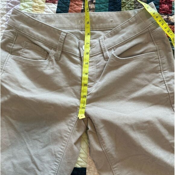 Loft Corduroy Modern Straight Jeans size 00/24 - Picture 8 of 8